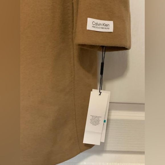 Calvin Klein Womens Classic Cashmere Wool Blend Coat - Picture 8 of 10